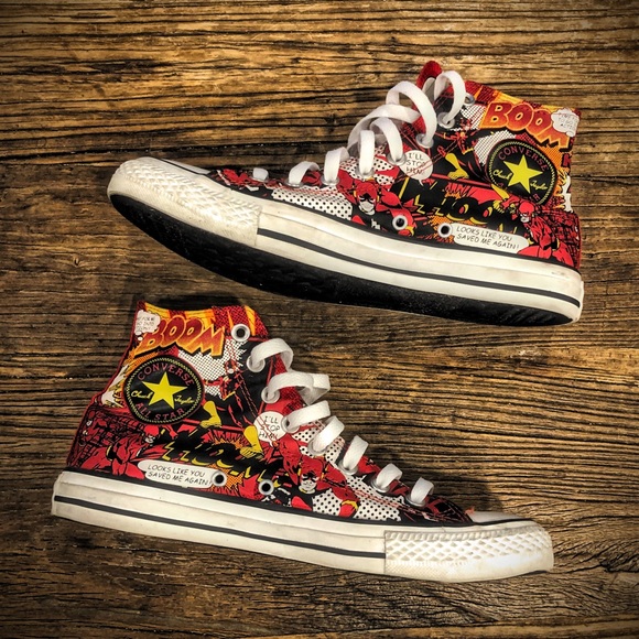Converse Rare Flash Collectors Find For A True DC Comic Flash Fan - Picture 9 of 9